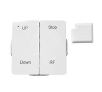 BAFOVY Digital Remote Controller Radio Frequency Remote Controller with ABS PC Module 12V A23 Battery Stop Up Down Control for Home Office Hotel Curtain Systems (& RF)