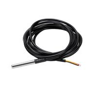 BAFOVY Digital Temperature Probe Sensor, Stainless Steel Waterproof 5PCS 2M Cable with 304 Stainless Steel Probe for Shelly Home Automation