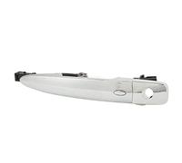 BAFOVY Driver Side Exterior Door Handle, Plastic Chrome Plated Front Left Outside Door Handle 12459871 Without Keyhole with Sensor for Leaf Murano