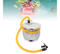 BAFOVY Dual Action Foot Pump for Inflation and Deflation with 5 Foot Breakproof Hose and HR Adapter for Inflatable Boats Air Mattresses Pool Toys