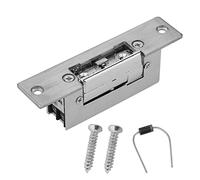 BAFOVY Electric Strike Door Lock, Stainless Steel Adjustable Mortise Lock with Dual Unlock Modes for Office and Community Access