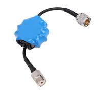 BAFOVY EM-25 HF Shortwave Balun Magnetic Ring Shortwave Choke Magnetic Ring for 1.8-30MHz Radio Common Mode Current Suppression Anti Interference with M Male to Female Connector for