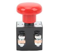 BAFOVY Emergency Stop Push Button Switch, IP67 50mm Red Mushroom Head E-Stop Switch 12- AC/DC Machinery Safety Switch for Industrial Machinery CNC Vehicles Forklifts Conveyors