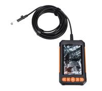 BAFOVY Endoscope Camera with Light Industrial Endoscope 4.3in Screen 1080P Dual Lens 8mm IP67 10m Cable 8 LED Rechargeable for Car Inspection Pipe Mechanical Maintenance