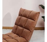 BAFOVY Ergonomic Design, Soft and Comfortable Seating, Detachable and Washable, PP Cotton Filling, Sturdy Regulator, Floor Sofa Chair Foldable Adjustable Bed Beanbag Gaming, (Coffee)