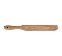 BAFOVY Ergonomic Teak Spatula, Whole Wood Textures, Food-Grade Materials with Wooden Frying Shovel for Home Kitchen Cooking Environment (28 * 3 Teak Shovel)