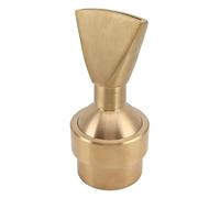 BAFOVY Fan Shaped Fountain Nozzle Copper Adjustable Fountain Spray Head 50 to 100kPa 0 to 180 Degree Uniform Water Spray for Garden Pond Irrigation Use (G2in)
