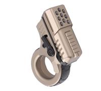 BAFOVY Finger Toy Gun, Metal, Pocket Size Stress Relief Fidget for ADHD, Anxiety, Autism, for Anyone (Sand)
