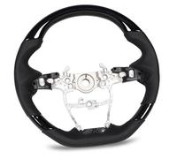 BAFOVY Flat Bottom Design Hydro Dip Steering Wheel with Perforated Leather, Ergonomic Grip & Control for XP210 2021+, Stunning Hydro Dip Finish, Effective Upgrade, Premium Durability & (Glossy Black)