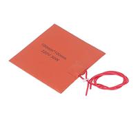 BAFOVY Flexible Silicone Heater, Silicone Heating Pad 100 X 100mm AC 30W, Thin 1.5 to 2mm Fast Heat Up to 392°F, for Industrial Pipelines Tanks 3D Printer Accessories