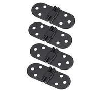 BAFOVY Flip Hinges 4Pcs Zinc Alloy Flap Hinges for Cabinet Doors, Folding Tables, Furniture Hardware, 90-Degree Folding Action Without Sticking or Wobbling, Universal Compatibility for