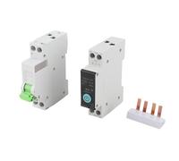 BAFOVY for Wifi Intelligent Circuit Breaker PA66 1P 16A APP Control Circuit Breaker with Remote Viewing Timing Countdown Loop Modes for Household Home Use (1P-25A with metering function)
