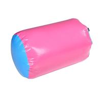 BAFOVY Gymnastics Air Roller, Inflatable PVC Tumbling Mat with Reinforced Seams for Back Handspring Training, 50cm Diameter 70cm Height Portable Home Gym Equipment