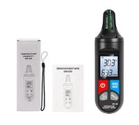 BAFOVY Handheld Temperature Humidity Meter, Digital Hygrometer Thermometer with Backlight LCD Display, Data Hold Max Min, 14 to 140F 0 to 100% RH for Home Greenhouse Farm Lab (SK-33)