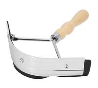 BAFOVY Horse Sweat Scraper,Equine Sweat Scraper, for Horses with Wood Handle Non Slip Grooming Tool, Efficient 2-in-1 Design, Ergonomic Grip, Multifunctional Grooming Tool,