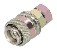 BAFOVY Hydraulic Testing Adapter Steel Quick Connect Test Coupling Adapter G1 8in PT PPT Female Pressure Measuring Connector for Hydraulic System Testing 40°F to 212°F