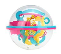 BAFOVY Intellect Ball, 3D Maze Puzzle Game with 100 Barriers for Logic Training and Balance Challenge, Educational Toy for Kids and Adults