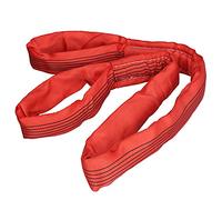 BAFOVY Lifting Sling PES Webbing Sling 5T 90mm Soft Hoist Strap with Thickened End Loops Dense One Piece Weaving for Transportation Construction Port Machinery Use (4m (13.12ft))