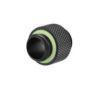 BAFOVY Metal G1/4 Thread Fitting Adapter Connector, Long and Short Water Cooling Adapter with Embedded Thickening O Type Ring (Standard silk-length style)