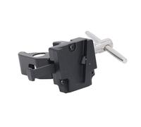 BAFOVY Metal Handle V Mount Lock Battery Adapter, Sandblasted Finish Super Crab Clamp for Tripod Lighting Stand 15mm Rod with Anti Slip Pad and 4kg Load Capacity