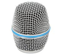 BAFOVY Microphone Grill, Stainless Steel Mesh Microphone Ball Head Replacement, Reduces Wind Noise, Compatible with Beta87A, Ideal for Musicians