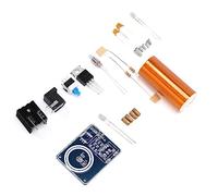 BAFOVY Mini Coil Kit PCB Copper Mini Coil Module DC 9 to 12V Wireless Power Transfer Arc Effect Fluorescent Lamp Lighting for Science Experiments Electronics Hobbyists