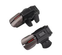 BAFOVY Mobile Gaming Triggers, 6-Finger Linkage Alloy Black Phone Trigger Buttons with Mechanical Keys, Sensitive Mobile Game Controller Accessory for IOS Phone PUBG COD