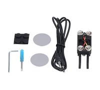 BAFOVY Morse Code Key, ABS Double Paddle CW Telegraph Key QU 7025 with Magnetic Base, Portable Automatic Telegraph, Compact Operation for Amateur Radio Practice and Signal Circuits