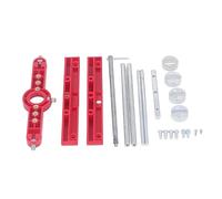 BAFOVY Mortise Tenon Jig, ABS Self Centering Doweling Jig Kit with Indexing Pin and Drill Bushings, Punch Locator for Blind and Exposed Joints, Woodworking Users