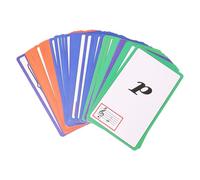 BAFOVY Music Flash Cards, 54 Double Sided Laminated Music Theory Flashcards with Bright Colors and Large Print, for Sight Singing and Terminology Learning for Beginners and Adults