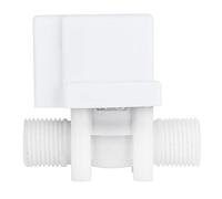 BAFOVY Normally Open Plastic Solenoid Valve ABS Stainless Steel Electromagnetic Valve 12 Hour Continuous Energizing 0.008 to 0.8 MPa for Solar Water Heater Water Dispenser (DC12V)