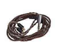 BAFOVY OFC Upgrade Replacement Cable, Silver Plated Earphone Cable for ATH E50 E70 CKS1100 with 3.5mm A2DC Connector for Enhanced Listening Experience