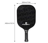 BAFOVY Paddle, Surface with Polypropylene, Soft PU Leather Handle for Comfortable Grip and Great Ball Control (2 paddles & 4 balls)
