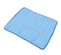 BAFOVY Pet Cooling Mat Breathable Ice Silk Pet Mat with Cotton and Mesh 3 Layer Sleeping Pad Soft Cool Touch for Dog Cat Kennel Sofa Bed Floor Summer Use (L)