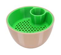 BAFOVY Pistachio Bowl, ABS Nut Bowl with Shell Storage 4.5 X 2.8 in, Double Peanut for Snacks, Easy Clean Serving Dish for Home Kitchen Movie Night Family Gathering (Type 3)