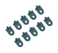 BAFOVY Plastic Greenhouse Hook Plant Hanger, 10pcs Sturdy Hooks for Vine Crops with Easy Installation, Value Pack for Gardening (Green)