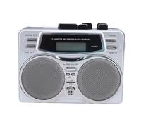 BAFOVY Portable Cassette Player Recorder with AM FM Radio, Built in Speaker, Auto Rewind, Digital Tuning, LED Display, with USB and AUX Input, for Home, Outdoor