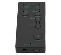 BAFOVY Portable Voice Changer, 8 Sound Effects 4 Sound Changes USB Rechargeable 3.5mm Interface, with 300mAh Battery for Smartphones PCs Tablets Gaming Consoles Live Streaming