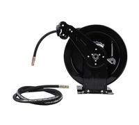 BAFOVY Pressure Washer Hose Reel, 3/8in X 32.81ft Hose Reel Power Washer with 4.9ft Leading Cable Auto Rewind 360° Swivel for Air Oil Water 4000PSI