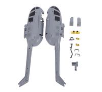 BAFOVY RC Helicopter Fuselage Shell Replacement Parts Set Compatible with RC ERA C186 C186max BO-105 Plastic Body Shell with Full Coverage Protection for Internal Parts (Grey)