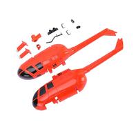 BAFOVY RC Helicopter Fuselage Shell Replacement Parts Set Compatible with RC ERA C186 C186max BO-105 Plastic Body Shell with Full Coverage Protection for Internal Parts (Orange)