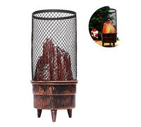 BAFOVY Realistic Effect Wind Lantern, Vintage Bronze Design, Ideal LED Decorative Lantern, Battery Powered, Flameless Tabletop Porch Patio Garden Lamp, Energy Saving, for