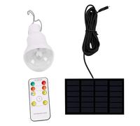 BAFOVY Rechargeable Solar Light Bulb Emergency LED Bulb with Remote Control and Hook for Camping Home Power Outage Emergency Lighting