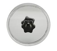 BAFOVY Record Label Saver, Transparent Record Cleaning Clamp/Holder for 12inch, Protects Labels While Cleaning (Black)