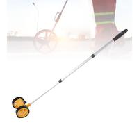 BAFOVY Rolling Measuring Wheel, Dual Measuring Tape Wheel Distance Measurement Tool 0-9999.9m with Extendable Rod Rubber Grip for Construction Landscaping Indoor Outdoor Projects