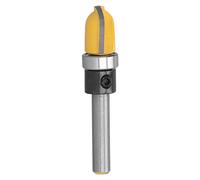 BAFOVY Round Nose Router Bit Carbon Steel Box Router Bit 1 4in Shank 5 8in Blade Depth for Bowl Tray Dish Carving Woodworking CNC Desktop Users (1/2 Inch)