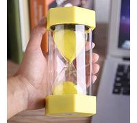 BAFOVY Sand Timer Set Plastic Hourglass Timer with Glass Tube 3 10 20 30 60 Minute Color Coded Visual Timing for Cooking Study Games Exercise Classroom Home Office (1 dividend)