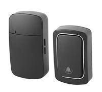 BAFOVY Self Powered Wireless Doorbell for Outdoor Home Welcome Ding (ABS 3) | Self Generating No Battery Needed, ABS Black Finish, 200 Sqm Coverage Range, Press to Ring