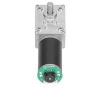 BAFOVY Shaft Gear Motor Steel Copper Brass Geared Motor 8mm D Type Output Shaft Self Locking High Torsion Encoder 3.3 to 5V for Automation Control Industrial Drive (DC12V 160RPM)