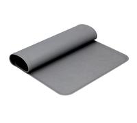 BAFOVY Silicone Pet Food Pad Feeding Mat 30 X 48 Cm with Raised Edge Non Slip Easy to Clean Pet Bowl Mat for Dog and Cat Feeding Area (Gray)